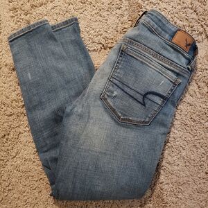 American Eagle Outfitters Mid Rise Jegging Ankle Super Stretch Size 2S